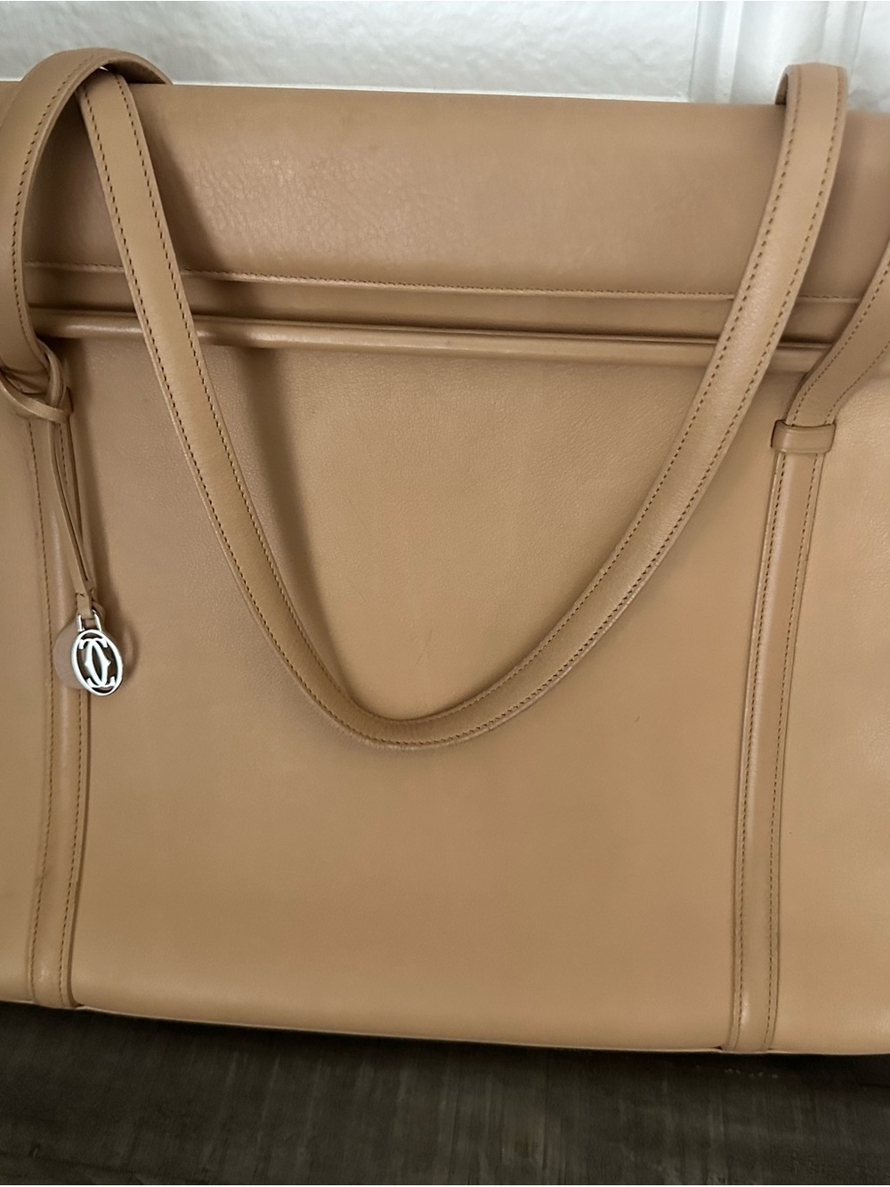 Cartier Cabochon Leather Bag in Tan –  Women's Bag